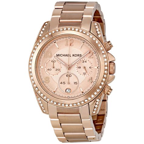 michael kors uhren mk5263 111302|Michael Kors Blair Chronograph Rose Dial Ladies Watch MK5263.